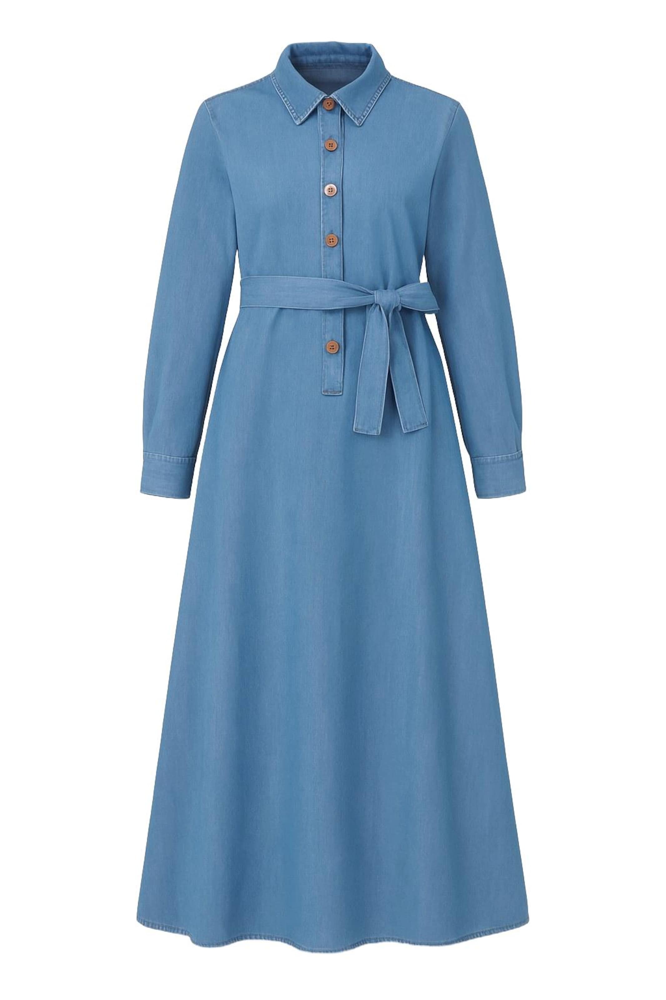 MODAMIHRAM Kleid in Blau: Vorderseite