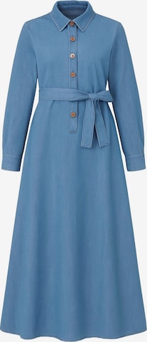 MODAMIHRAM Shirt dress in Blue: front