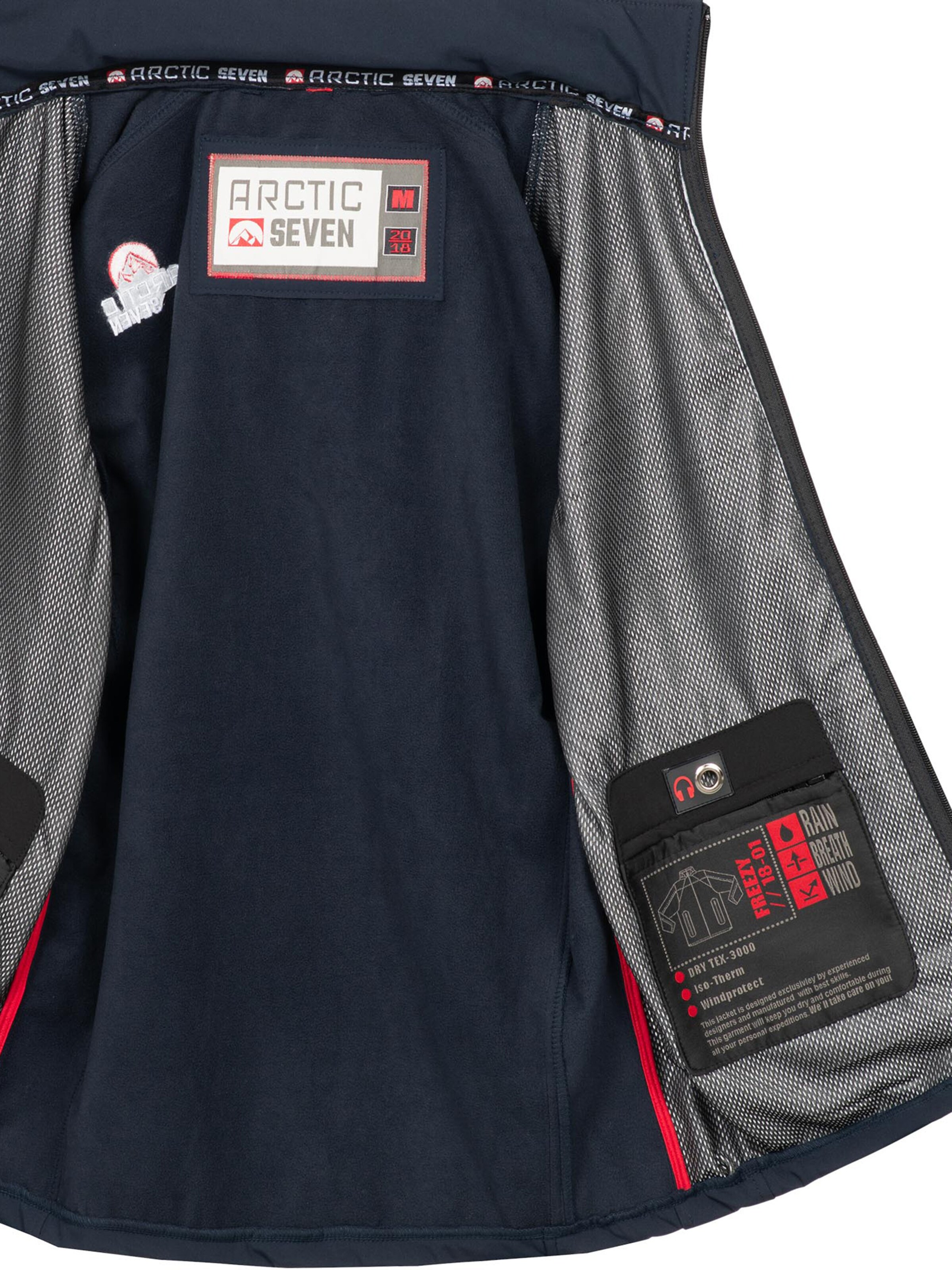 Arctic Seven Functionele jas in Blauw