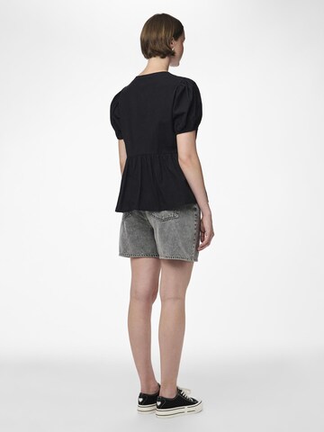 Chemisier 'GOLLY' PIECES en noir
