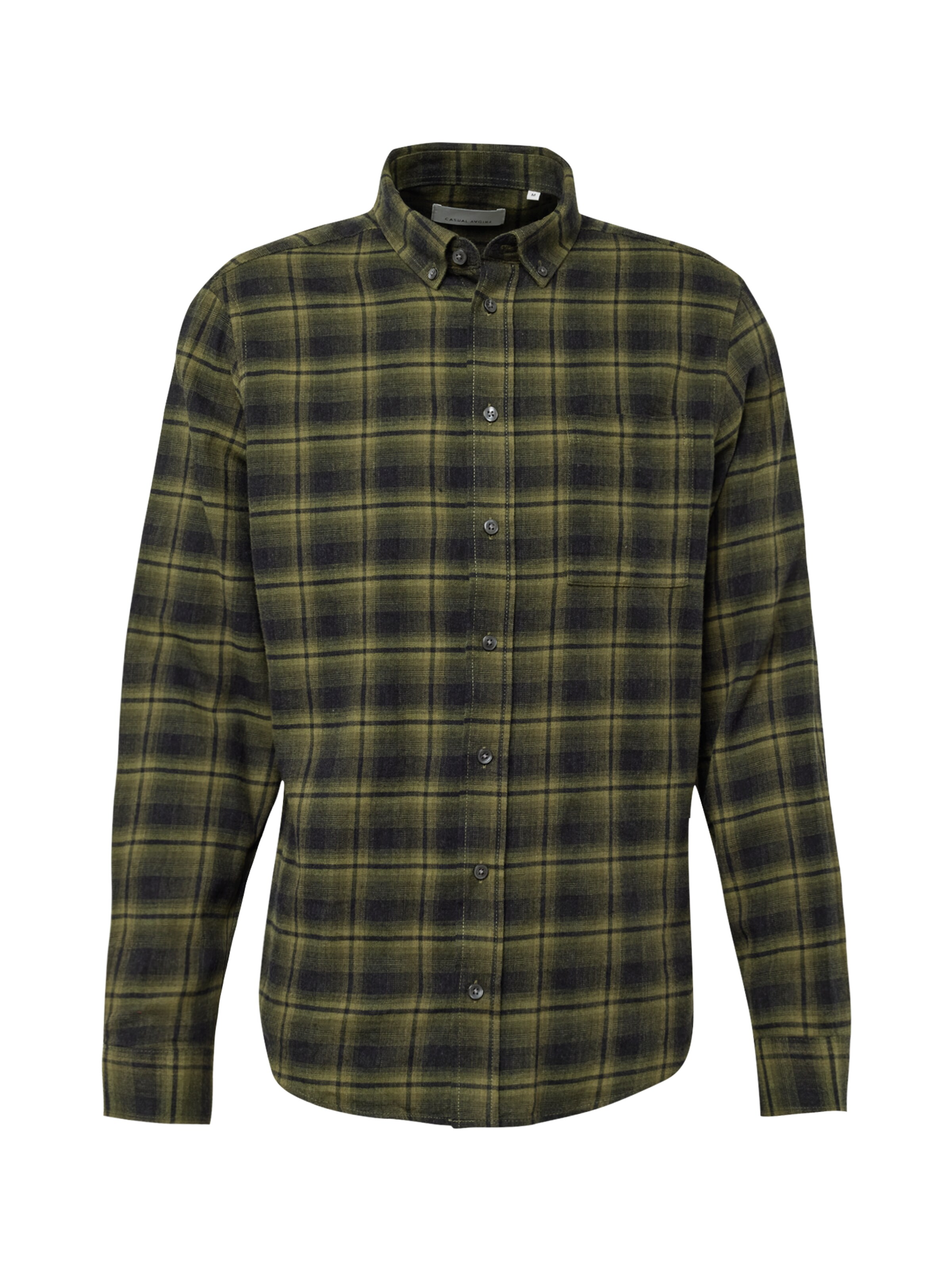 Casual Friday Regular Fit Skjorte 'Anton' i grøn: forside