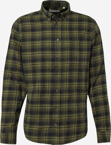 Casual Friday Regular fit Button Up Shirt 'Anton' in Green: front