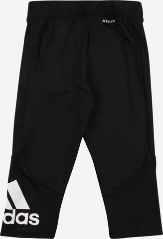 ADIDAS SPORTSWEAR Skinny Workout Pants 'Designed 2 Move 3/4' in Black