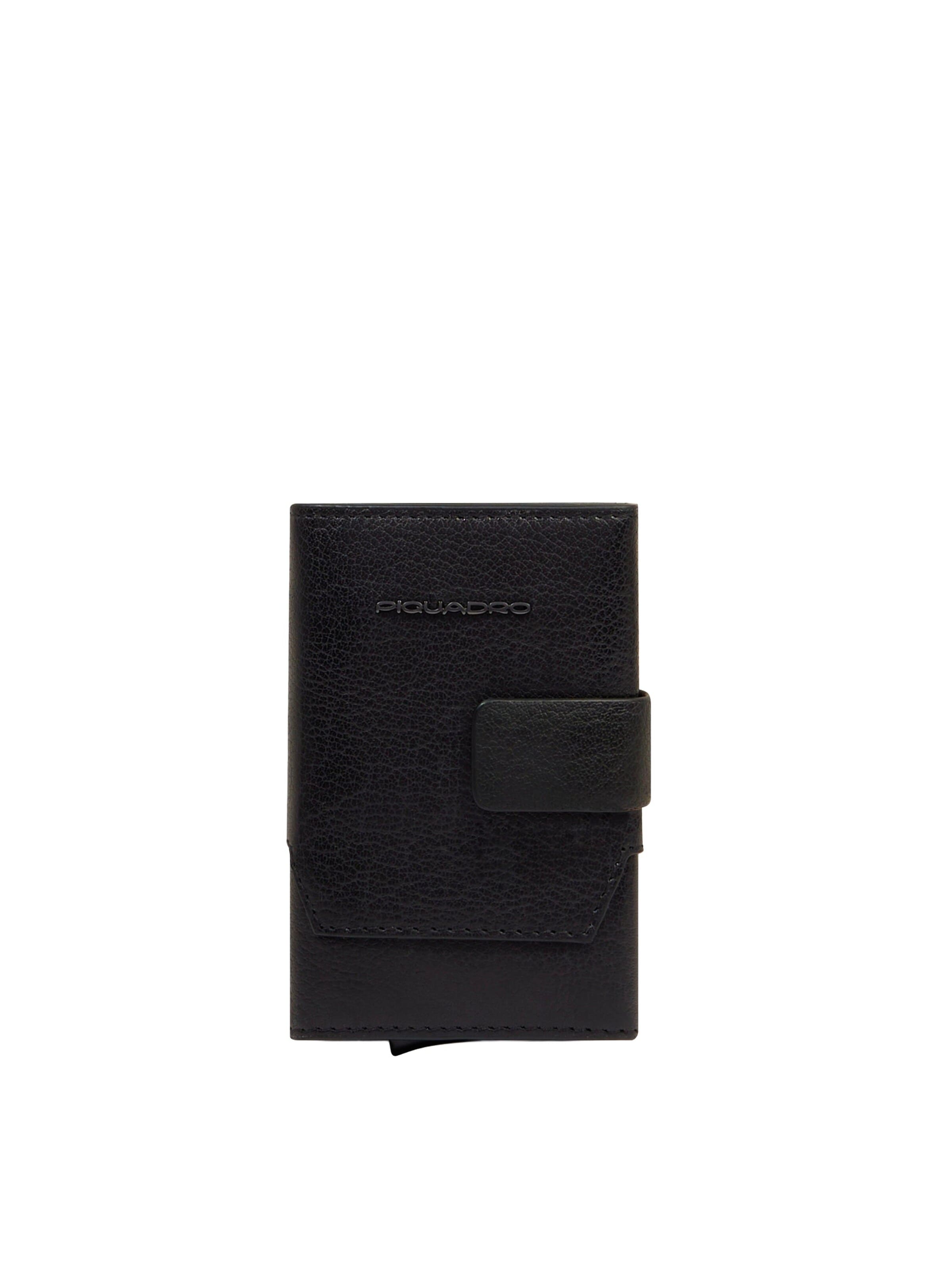 Piquadro Tegnebog i sort: forside