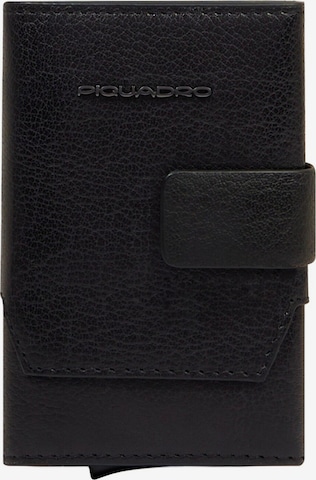 Piquadro Wallet in Black: front