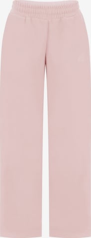 Loosefit Pantalon Smilodox en rose : devant