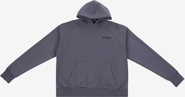 Dropsize Sweatshirt 'Hustle Club' in Grau: Vorderseite