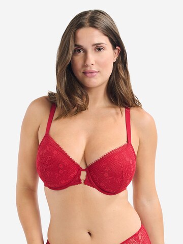 ETAM - Reductor Sujetador 'Gamme' en rojo: frente