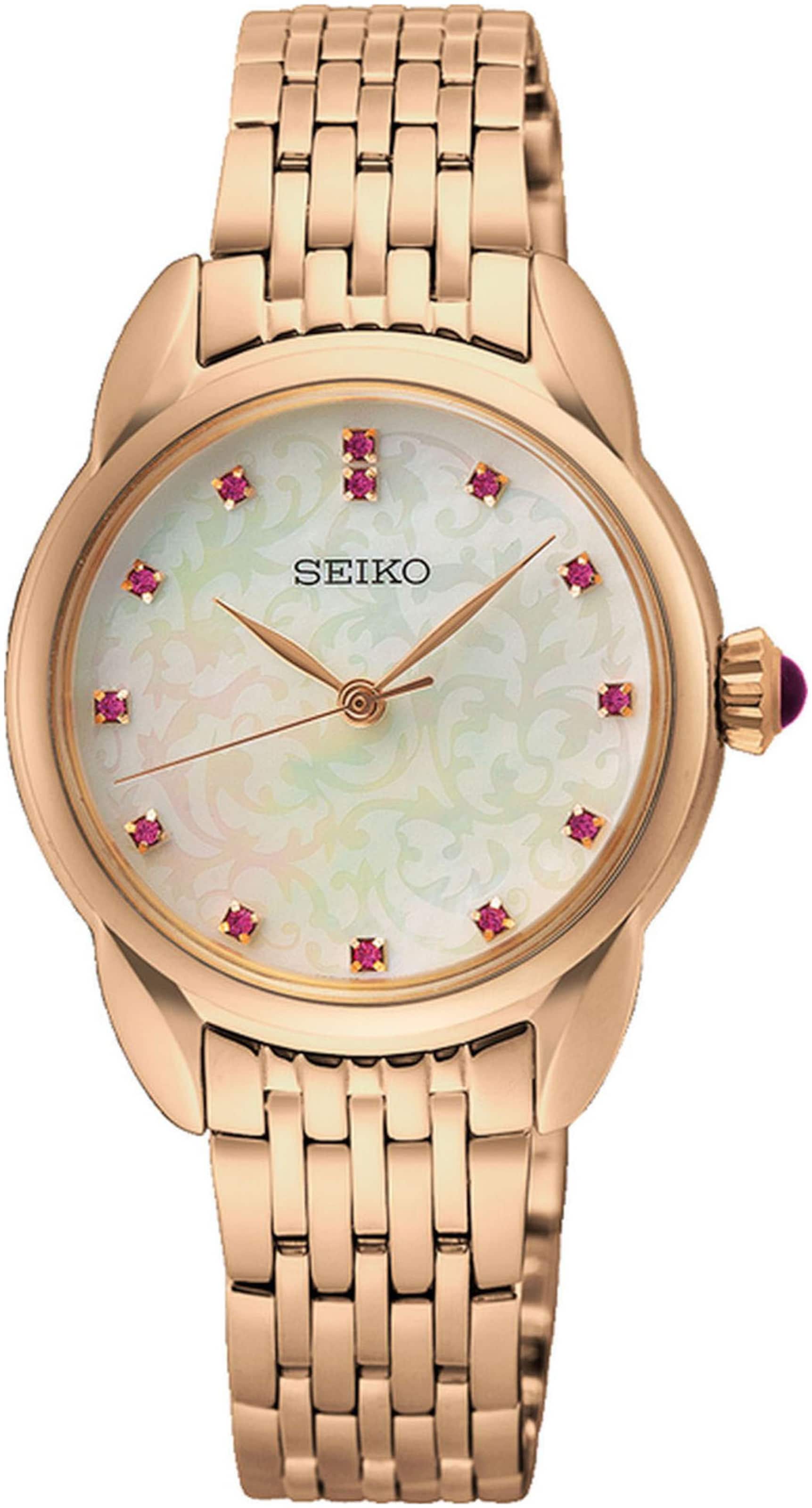 SEIKO Analog Watch in Gold: front