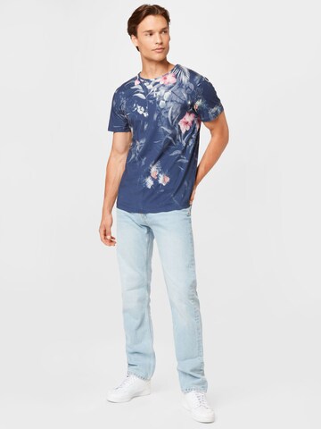 Key Largo Shirt 'Amazonas' in Blue