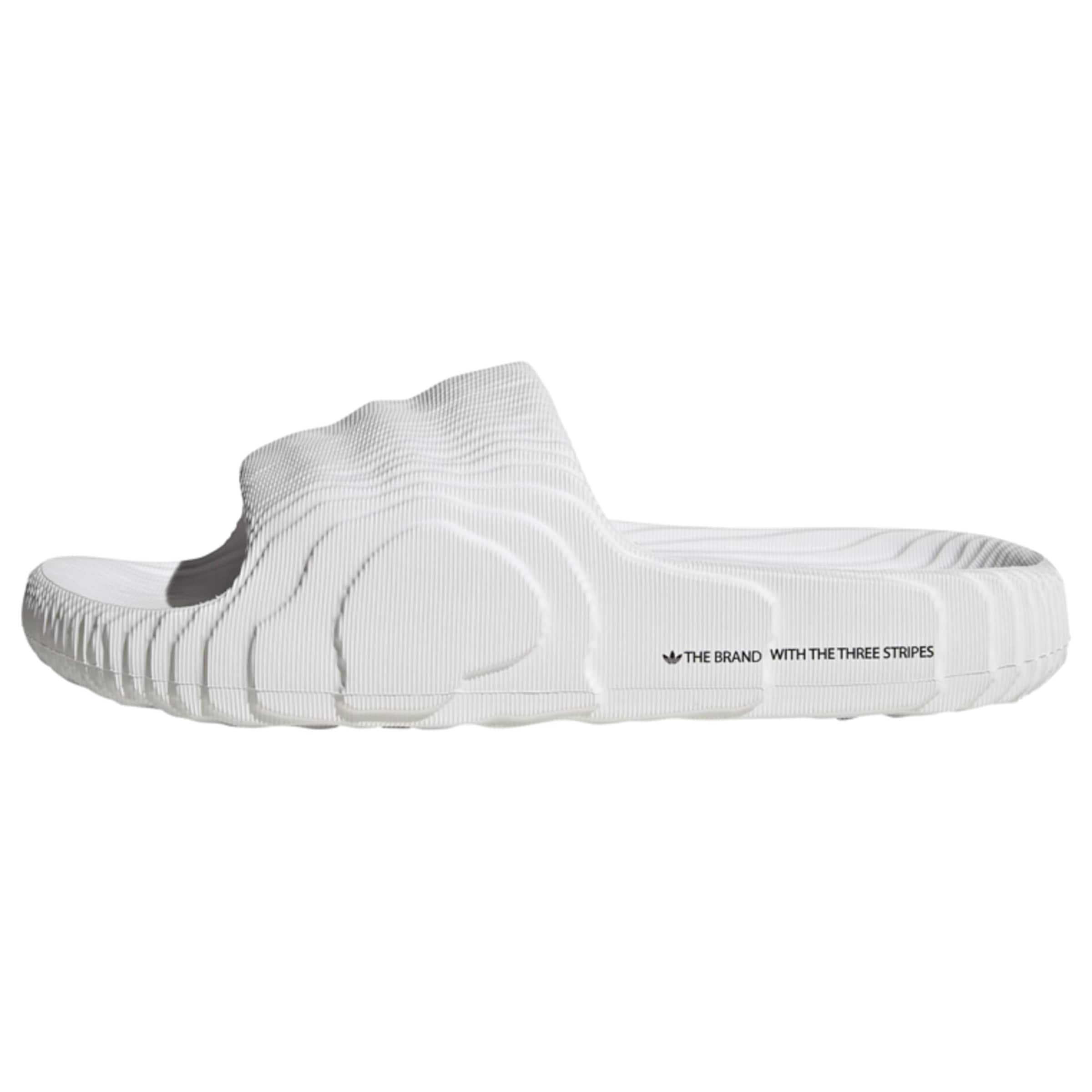 ADIDAS ORIGINALS Pantolette &#x27;Adilette 22&#x27; in Weiß: Vorderseite