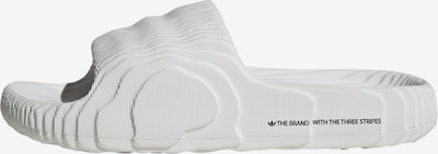 ADIDAS ORIGINALS Zapatos abiertos 'Adilette 22' en negro / blanco, Vista del producto