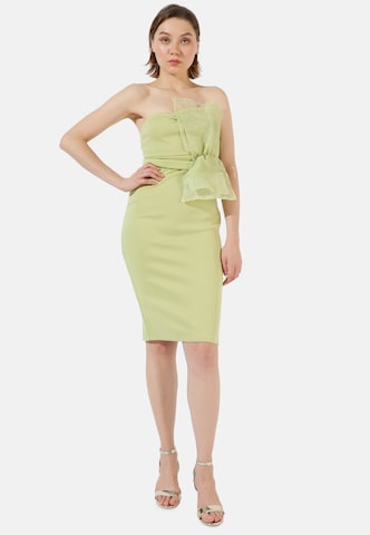 Campus Sutra - Vestido 'Athena' en verde: frente