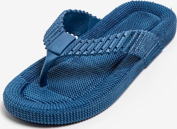 Claquettes / Tongs 'Sandito' Brasileras en bleu : devant