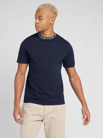 T-Shirt s.Oliver en bleu : devant