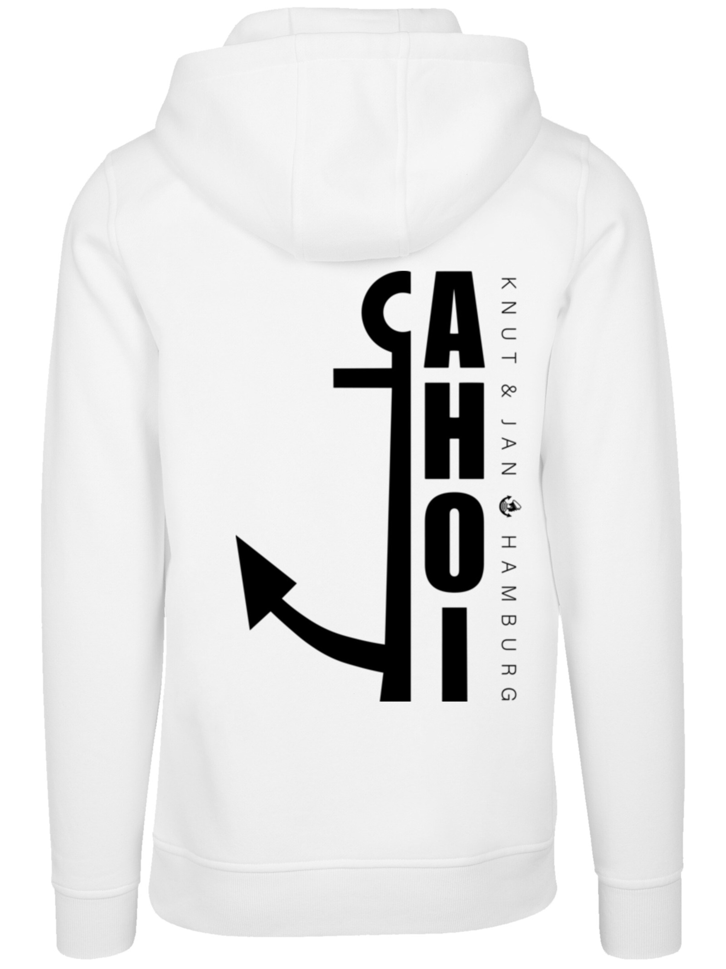 Sweat-shirt 'Ahoi Anker' F4NT4STIC en blanc