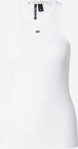 10Days Top in White: front