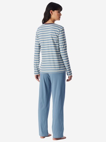 SCHIESSER Schlafanzug ' Casual Essentials ' in Blau