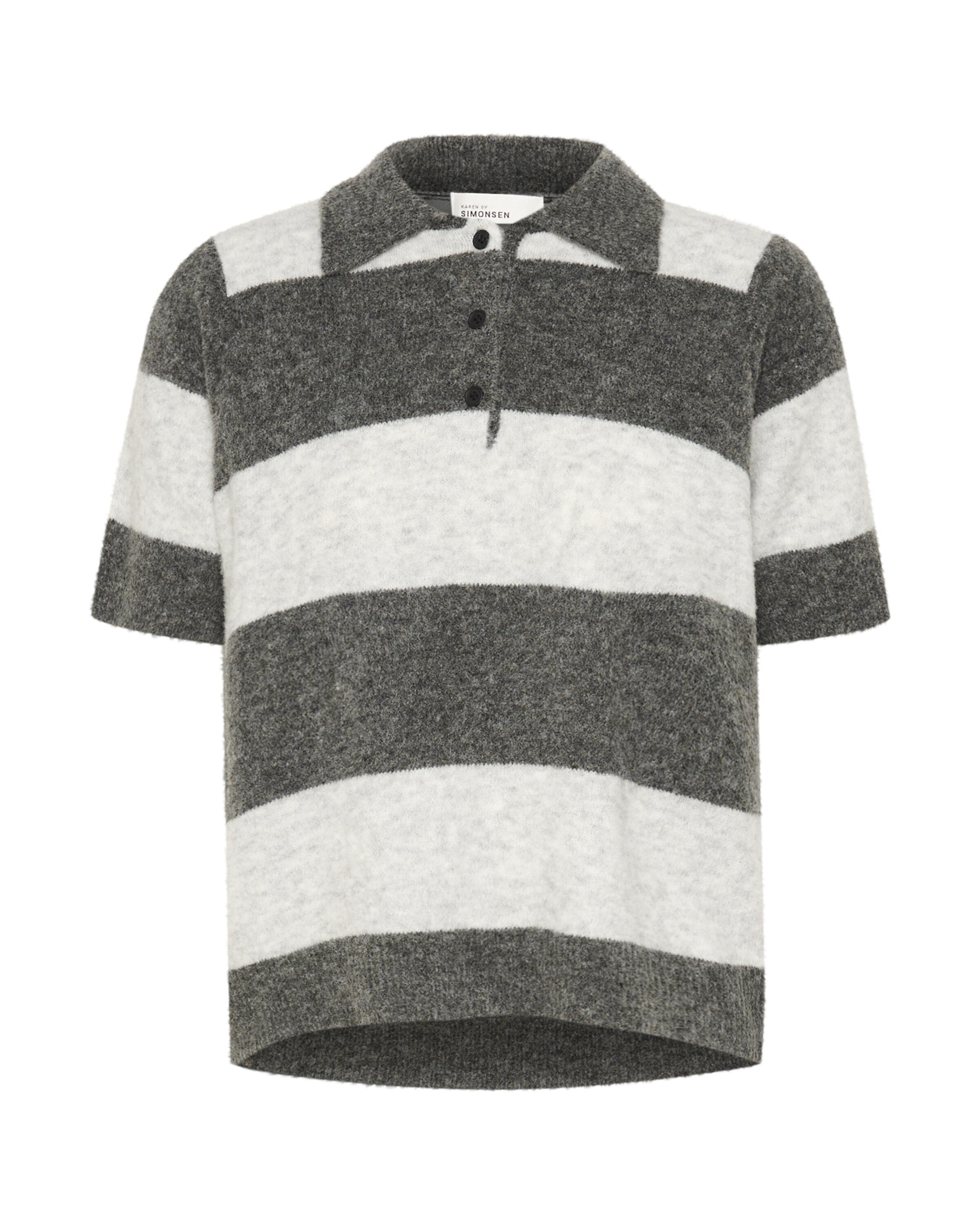 KAREN BY SIMONSEN Pullover 'Noabelle' in Grau: Vorderseite