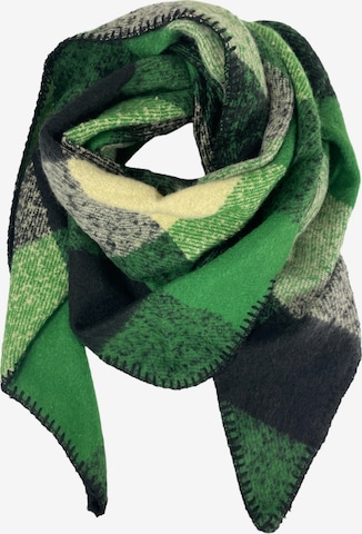 Kumixi Oversized Scarf 'Dreiecksschal' in Green: front