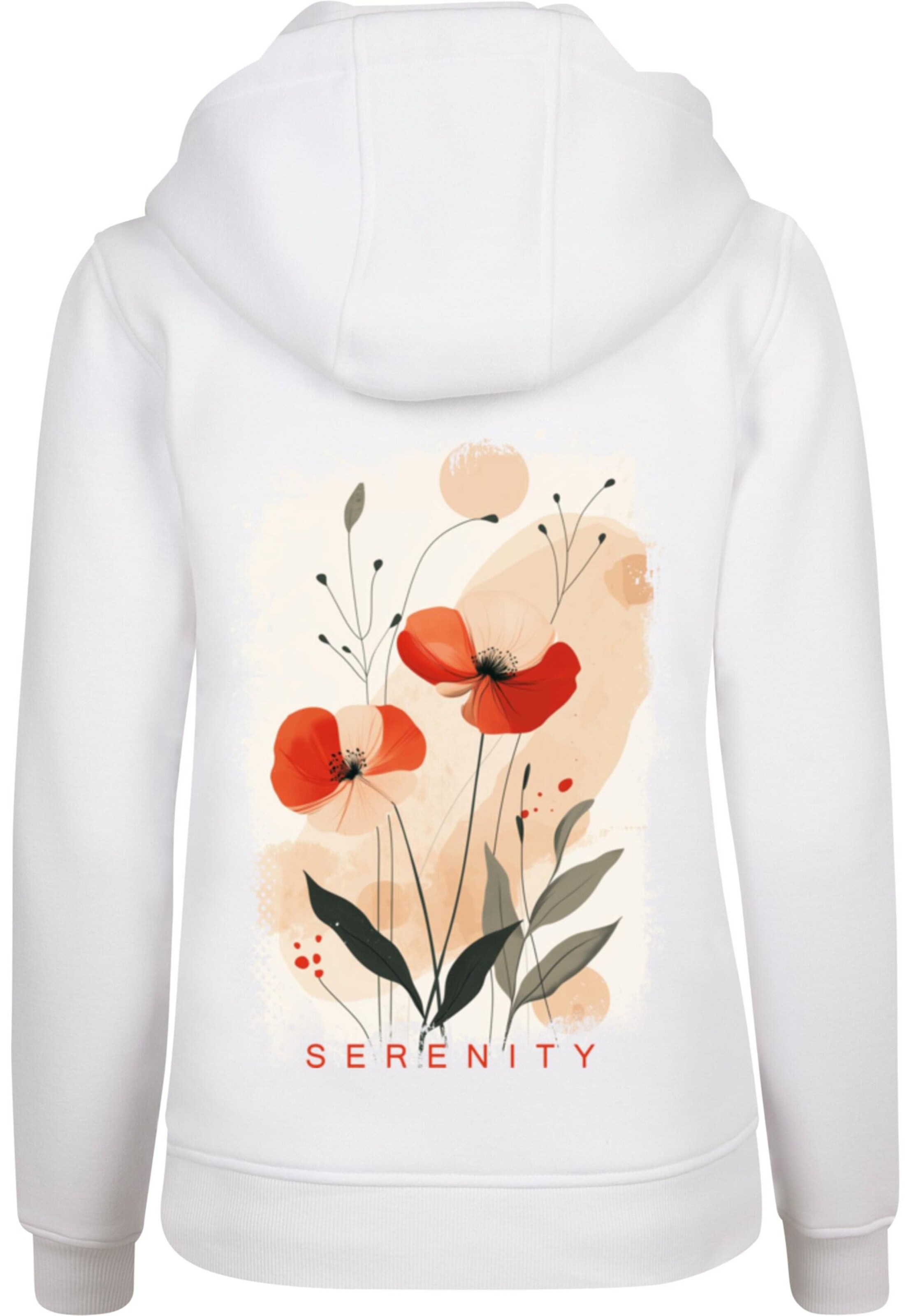 Merchcode Sweatshirt 'Serenity' in Weiß