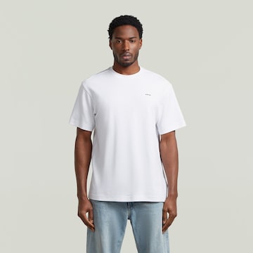 G-STAR Shirt 'True' in White: front