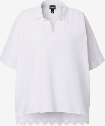 Ulla Popken Blouse in Wit: voorkant