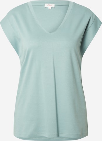 s.Oliver Shirt in Blauw: voorkant