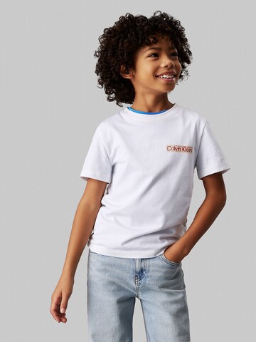 Maglietta di Calvin Klein Jeans in bianco: frontale