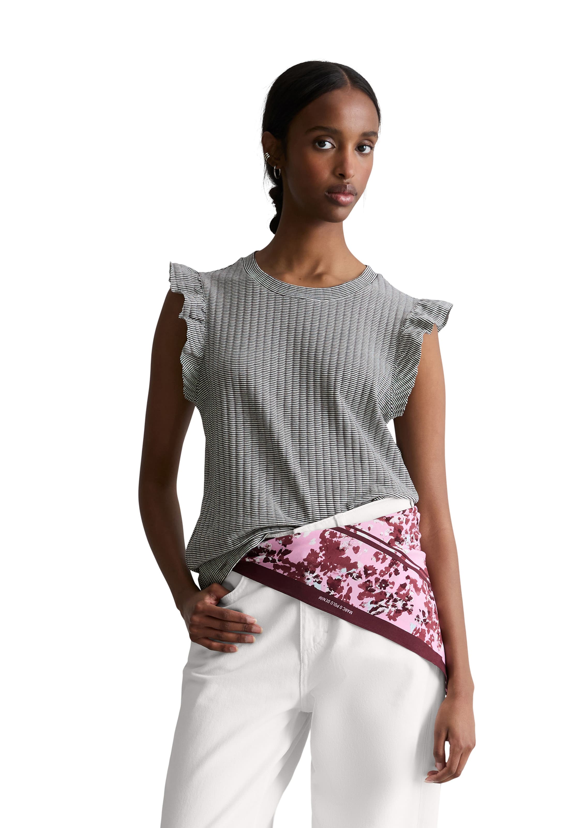 Marc O'Polo DENIM Top in Blau: Vorderseite