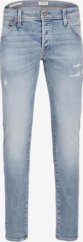 Coupe slim Jean 'GLENN' JACK & JONES en bleu : devant