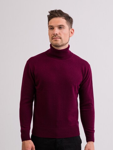 Pull-over CASH-MERE.CH en rouge : devant