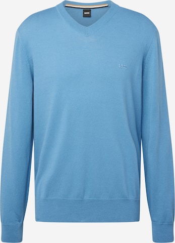 BOSS Black - Pullover 'Pacello' em azul: frente