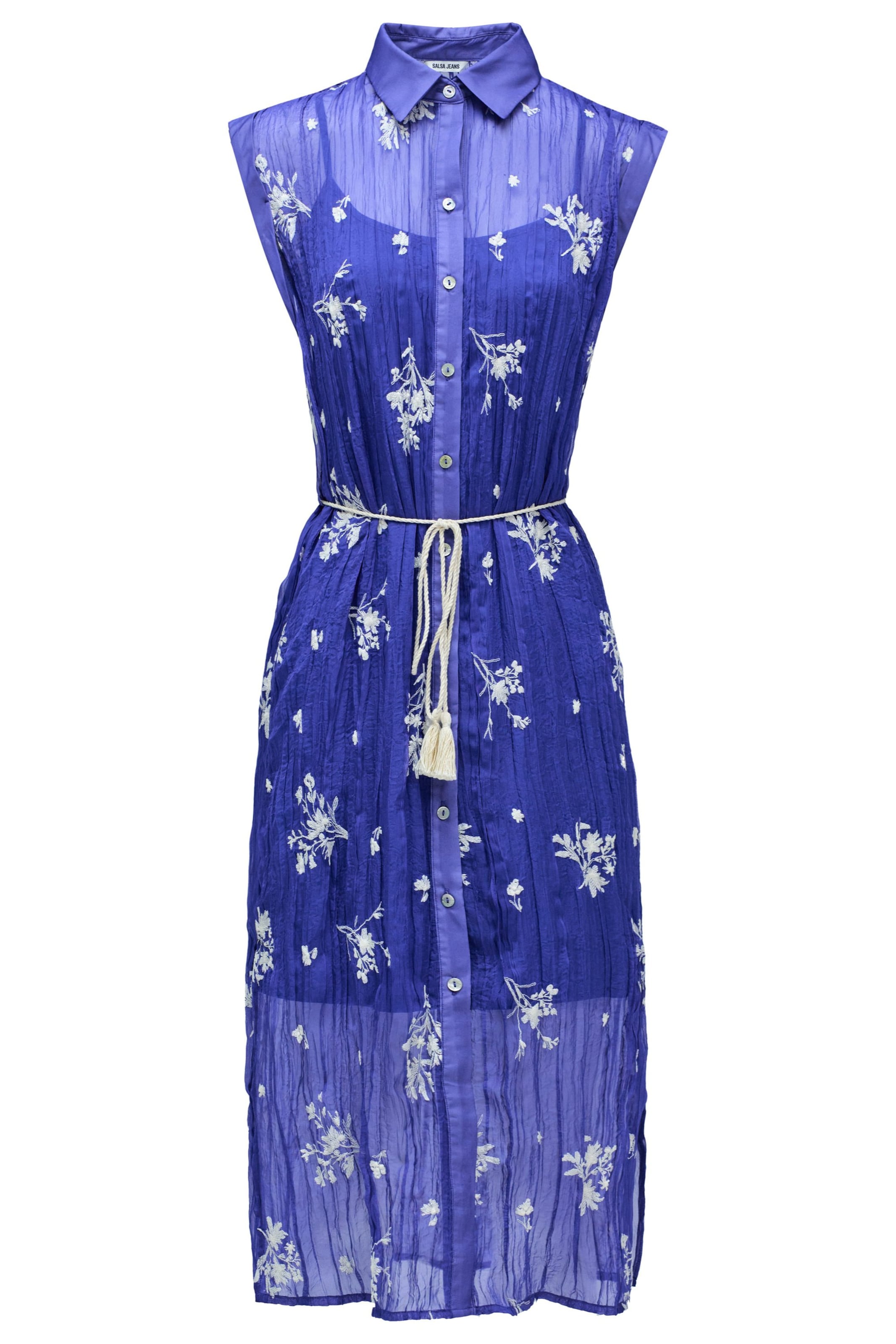 Salsa Jeans Dress in Blue: front