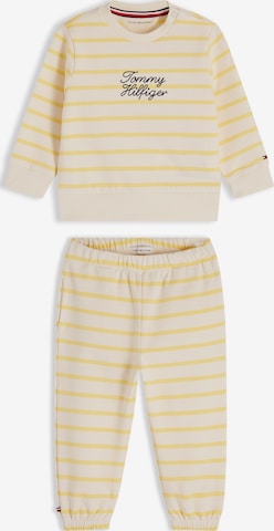 TOMMY HILFIGER Strój do biegania w kolorze żółty: przód