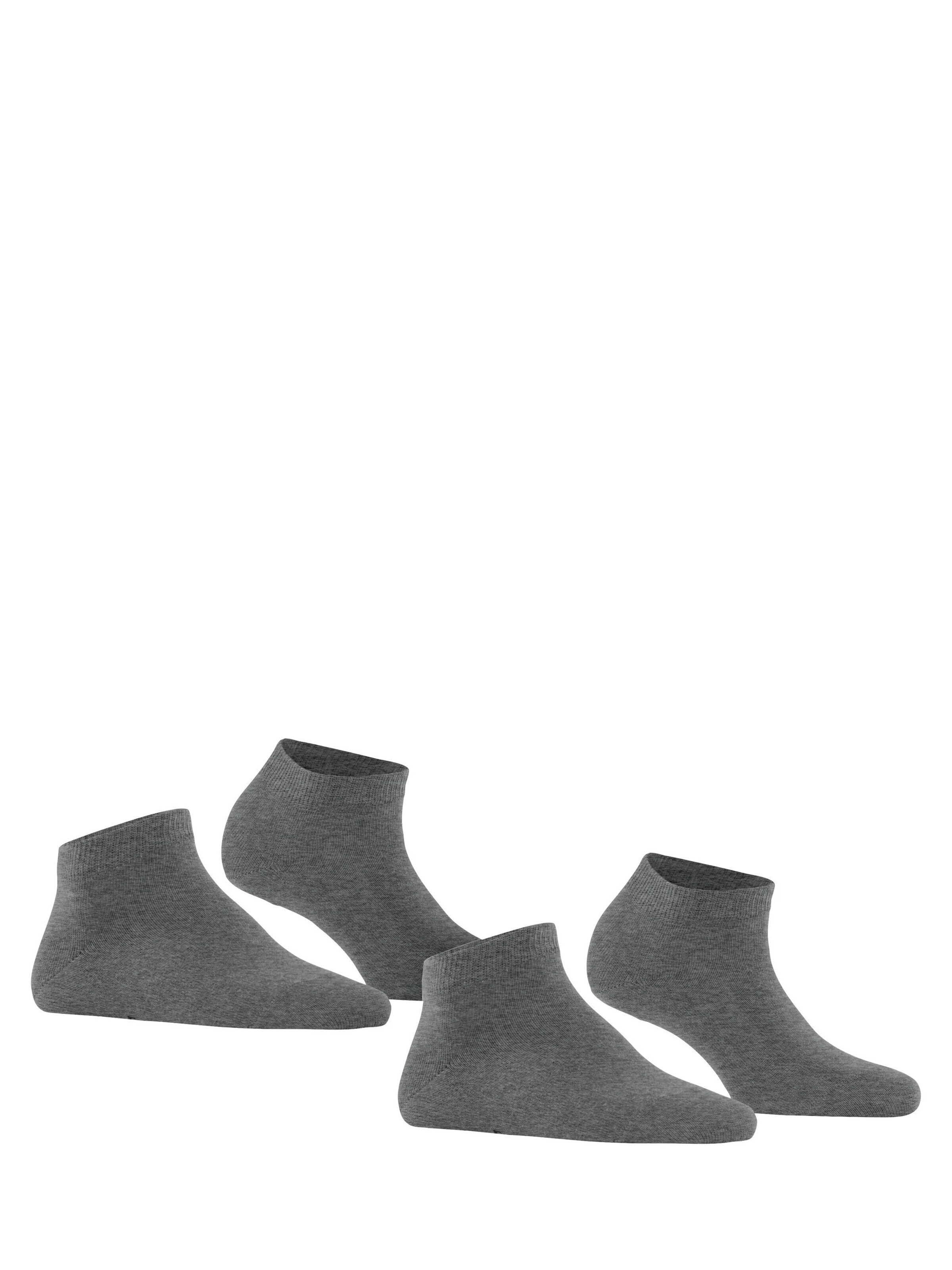 FALKE Füßlinge 'Happy 2-Pack'‌‌‌‌‌‌‌ in Grau