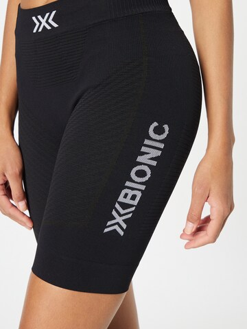 X-BIONIC Skinny Sportshorts in Schwarz