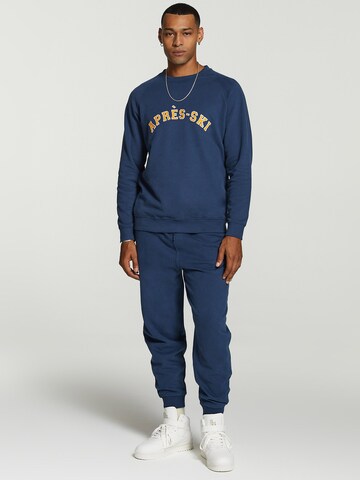 Sweat-shirt 'Aapres Ski' Shiwi en bleu