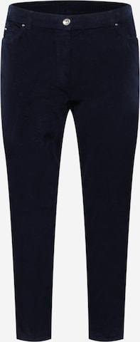 SAMOON Pants in Blue: front