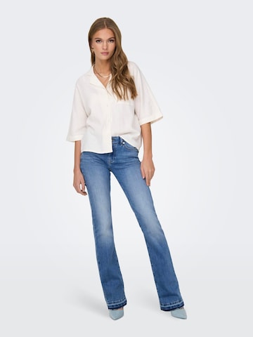 ONLY Flared Jeans 'INDIA' in Blau