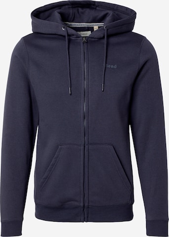 Veste de survêtement 'Downton' BLEND en bleu : devant