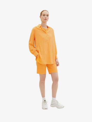 TOM TAILOR Regular Shorts in Orange