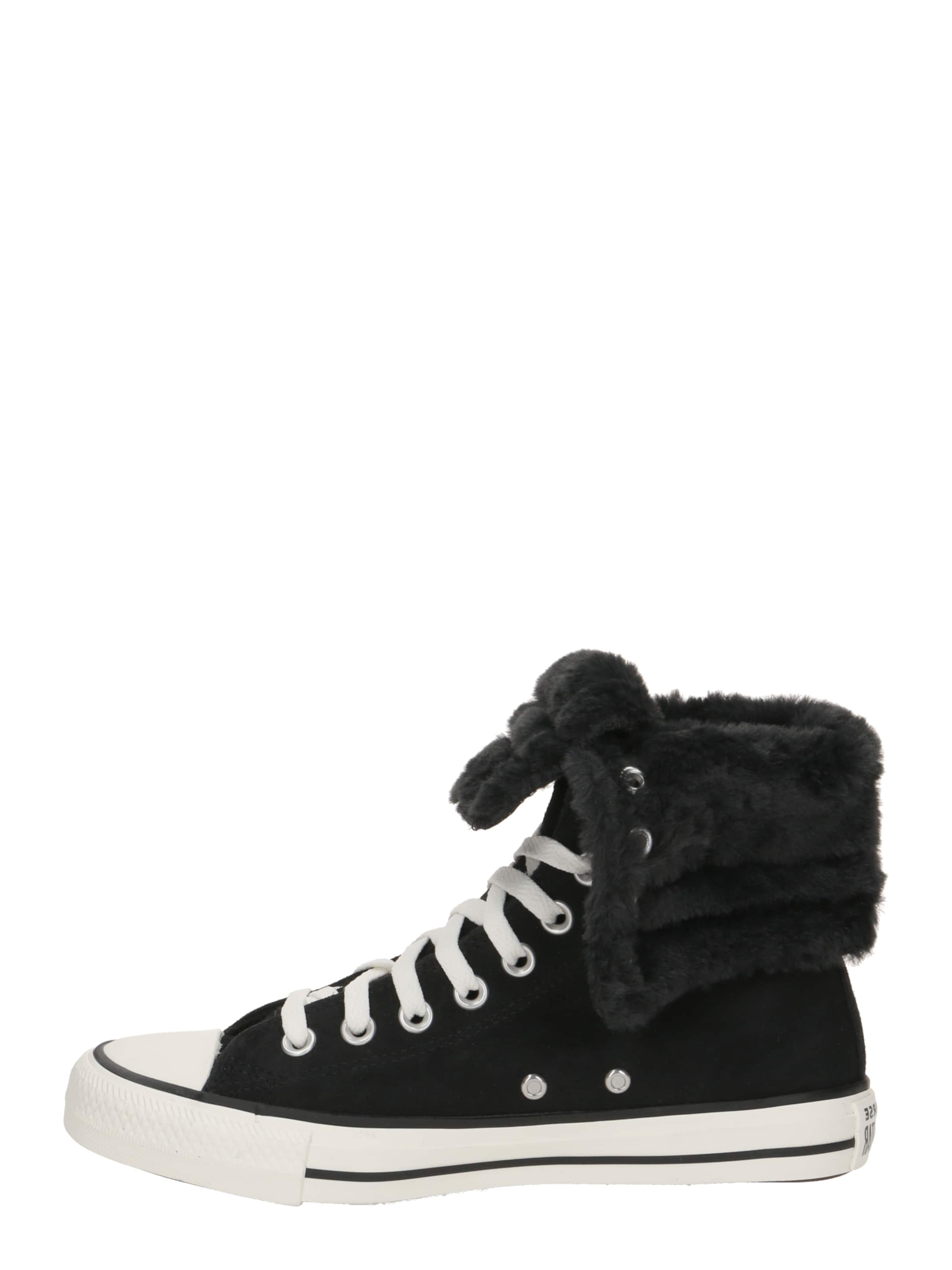 CONVERSE Visoke superge 'CTAS FOLD OVER' | črna barva