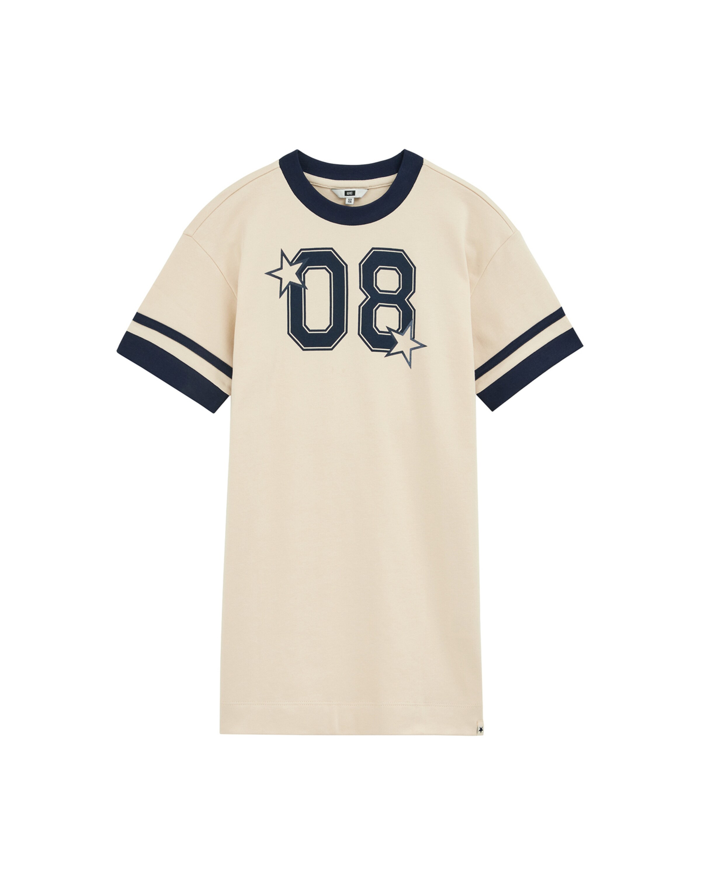 WE Fashion Obleka | bež barva: sprednja stran