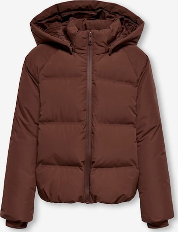 KIDS ONLY GIRL Winterjacke 'KOGEllie' in Braun: Vorderseite