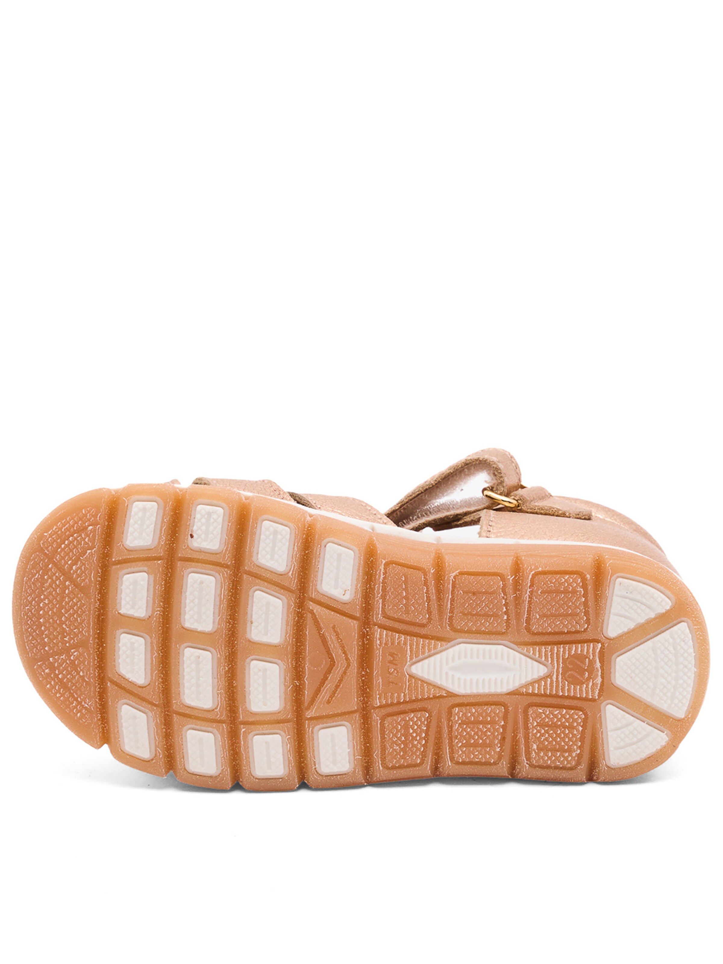 BISGAARD - Sapatos abertos 'Billie' em ouro: abaixo