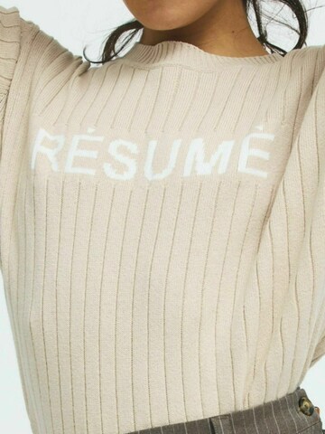 Résumé Sweter 'Devon' w kolorze beżowy