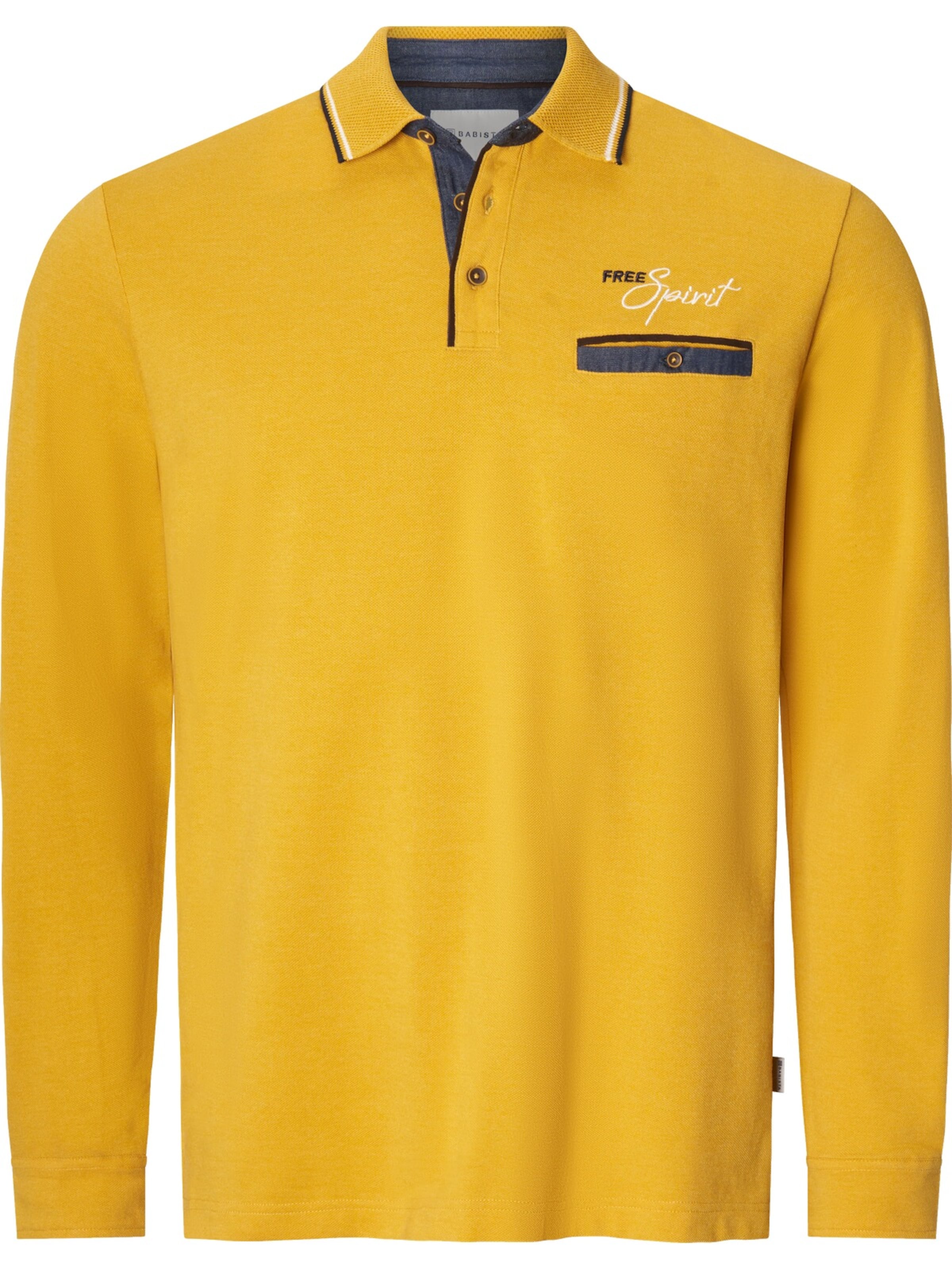 BABISTA Shirt in Yellow: front