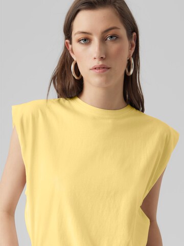 VERO MODA T-Shirt 'PANNA GLENN' in Gelb