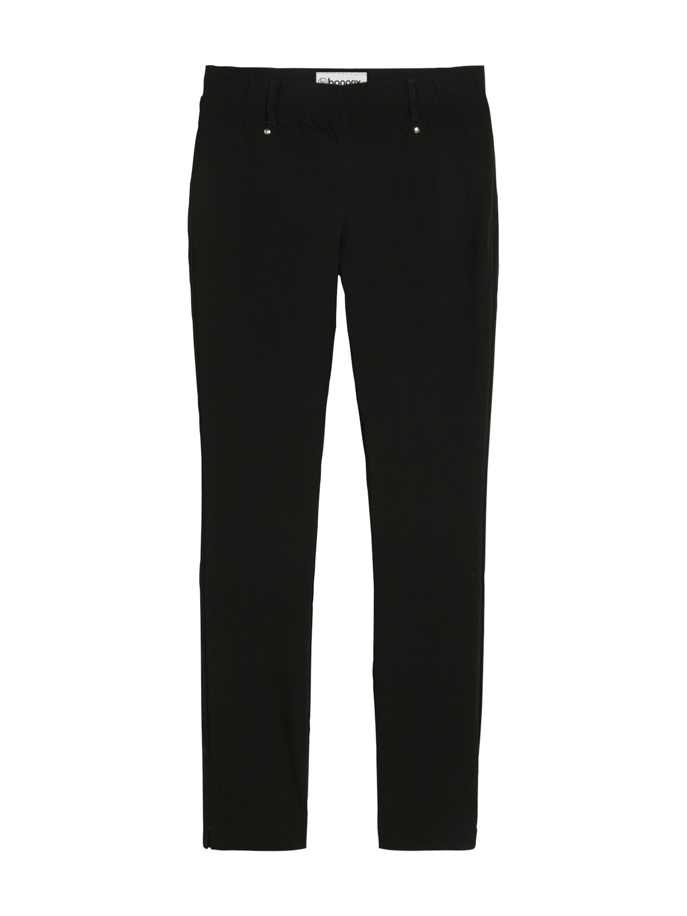 bonprix Slimfit Hose in Schwarz: Vorderseite